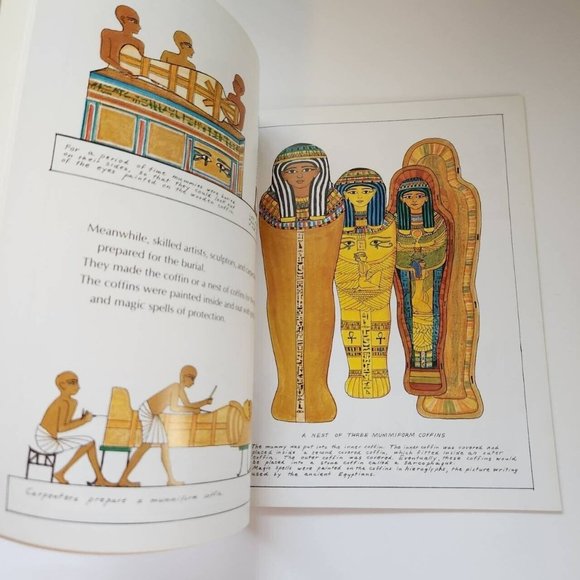 Mummies Made in Egypt by Aliki (1985, Trade Paperback) Vintage - Picture 7 of 8